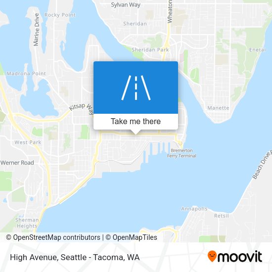 High Avenue map
