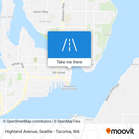 Mapa de Highland Avenue