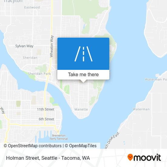 Holman Street map