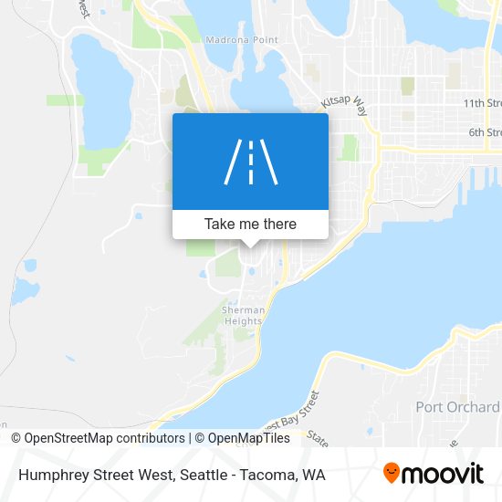 Mapa de Humphrey Street West
