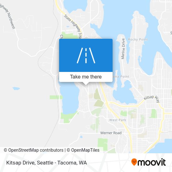 Kitsap Drive map