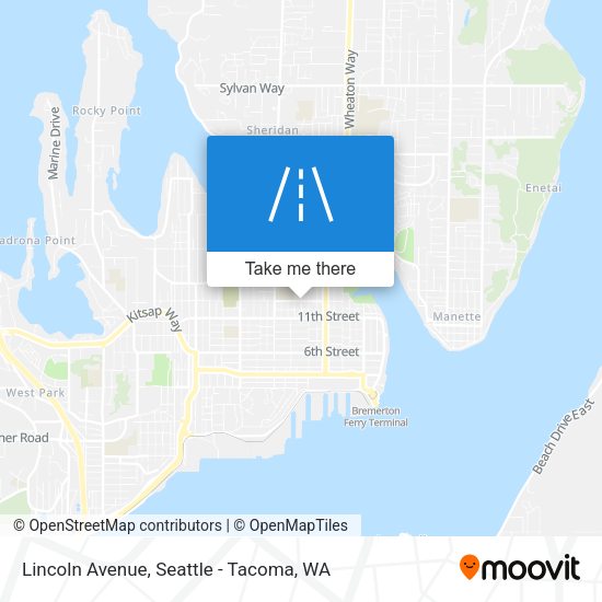 Mapa de Lincoln Avenue