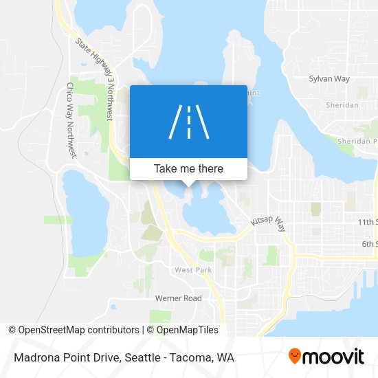 Mapa de Madrona Point Drive