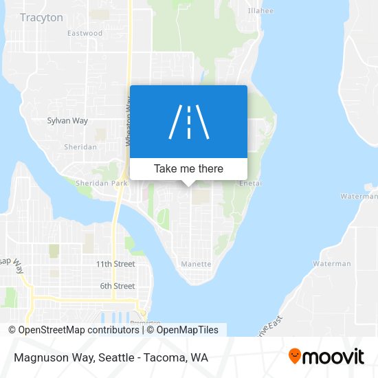 Magnuson Way map