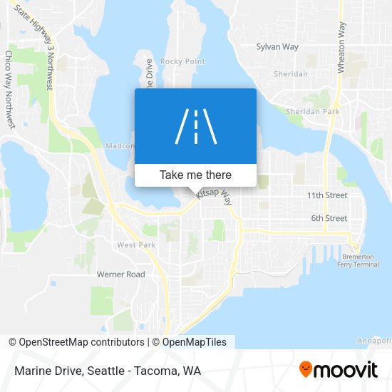 Mapa de Marine Drive