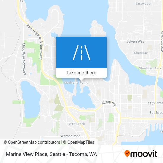 Marine View Place map