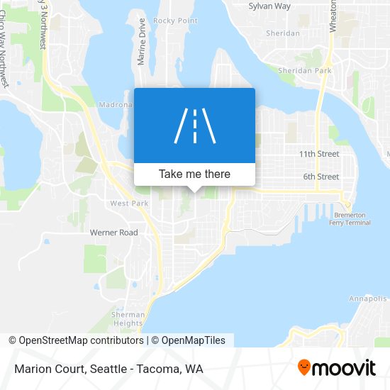Mapa de Marion Court