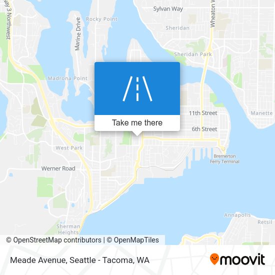 Mapa de Meade Avenue