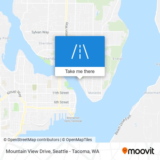 Mountain View Drive map