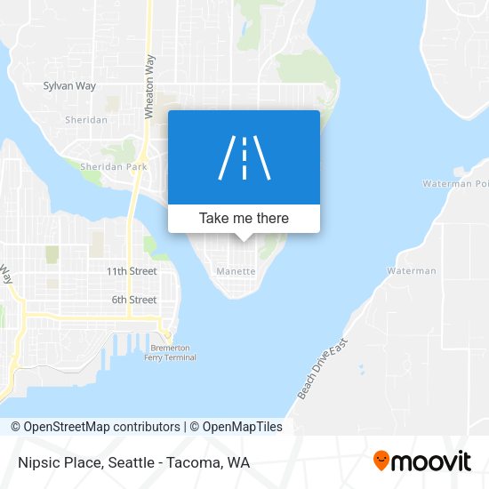 Nipsic Place map
