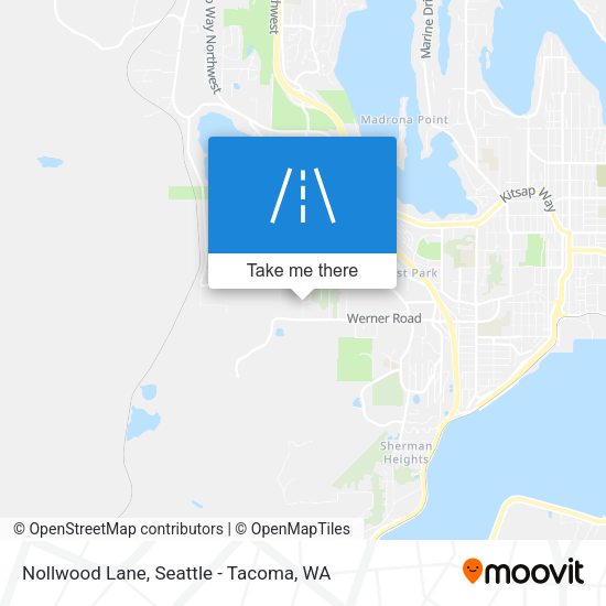 Nollwood Lane map