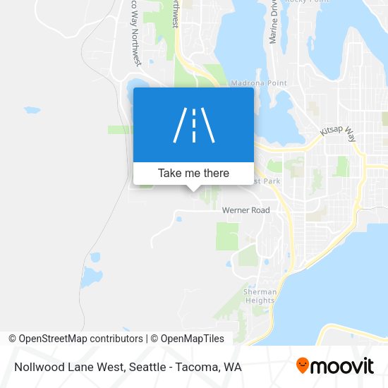 Nollwood Lane West map