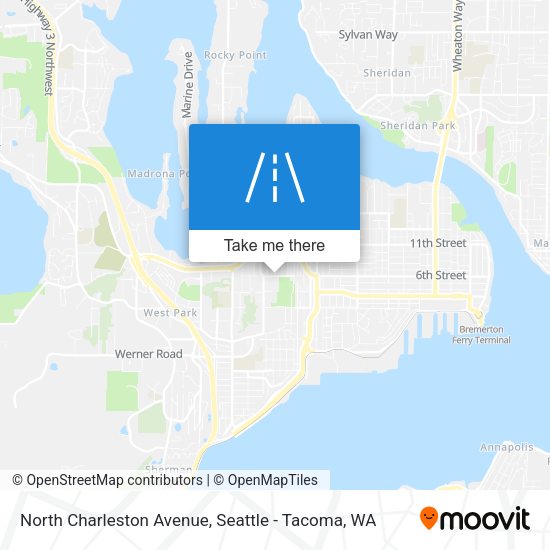 North Charleston Avenue map