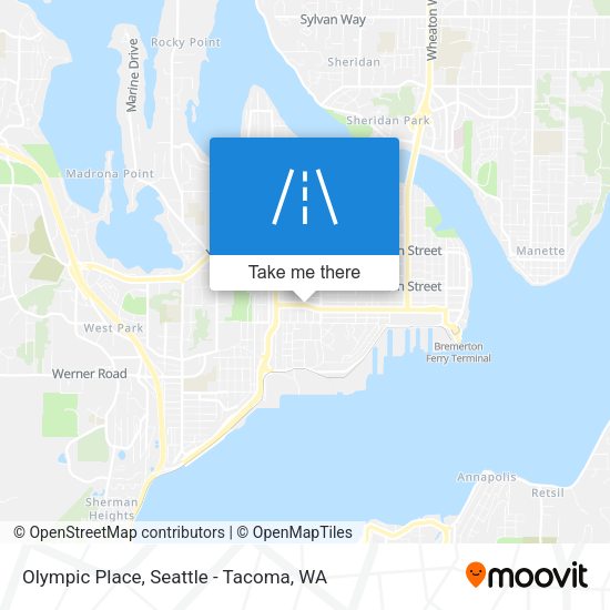 Mapa de Olympic Place