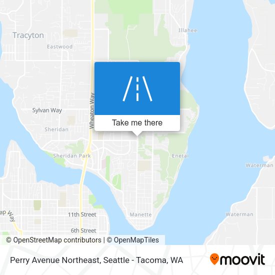Mapa de Perry Avenue Northeast