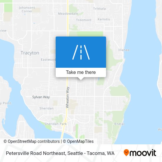 Petersville Road Northeast map