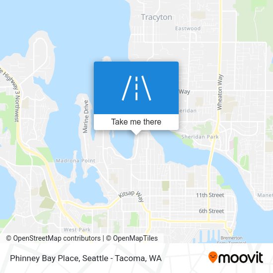 Mapa de Phinney Bay Place