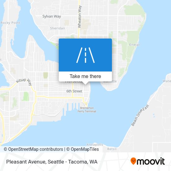 Pleasant Avenue map