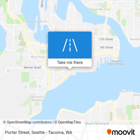 Porter Street map