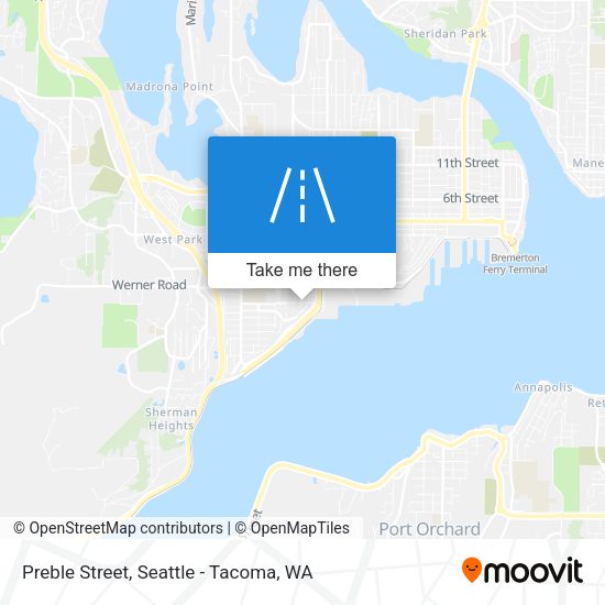 Mapa de Preble Street