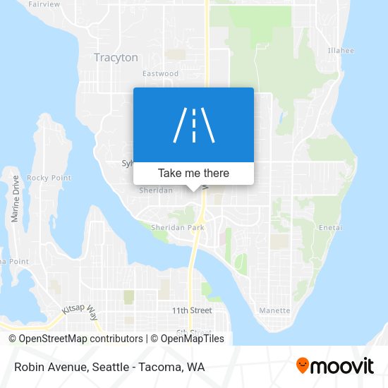 Robin Avenue map