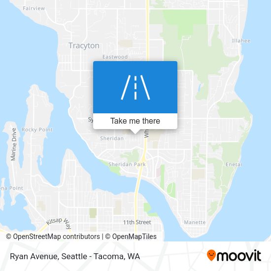 Ryan Avenue map