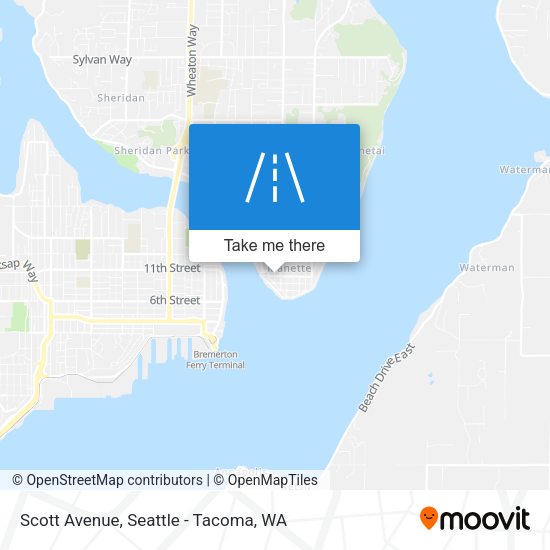 Mapa de Scott Avenue
