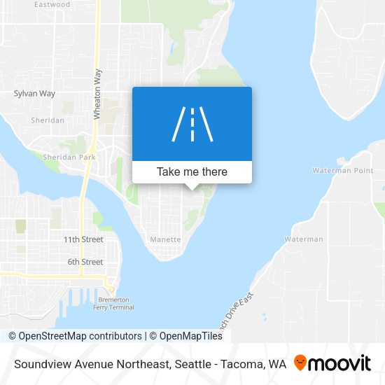 Soundview Avenue Northeast map