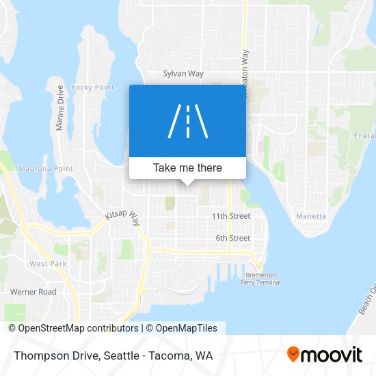 Thompson Drive map