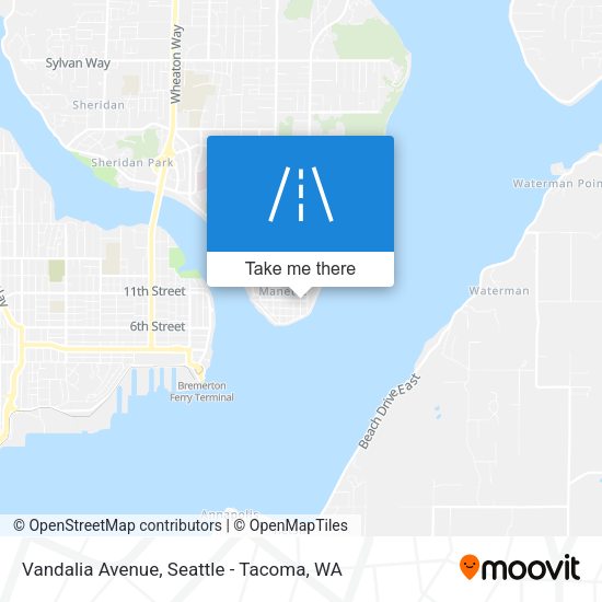 Vandalia Avenue map