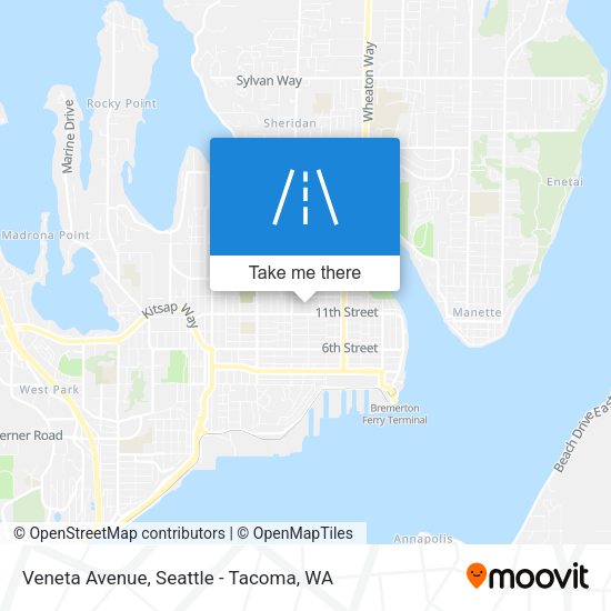 Veneta Avenue map