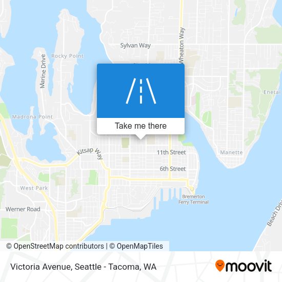 Mapa de Victoria Avenue