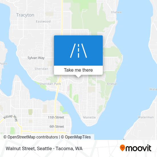 Mapa de Walnut Street