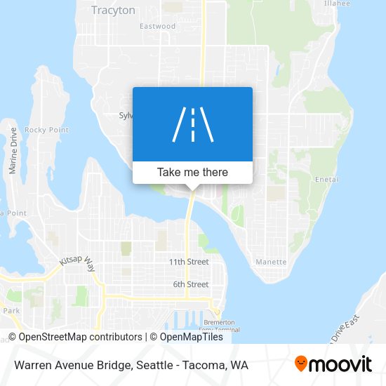 Mapa de Warren Avenue Bridge