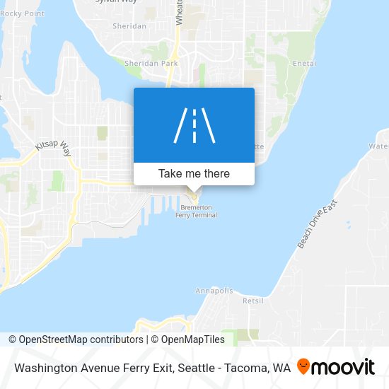 Mapa de Washington Avenue Ferry Exit