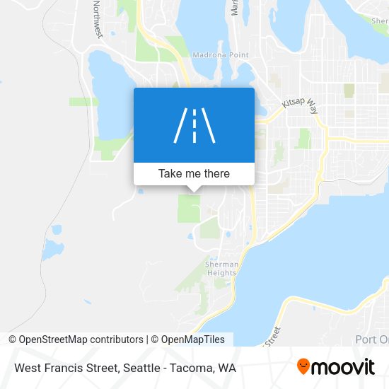 Mapa de West Francis Street