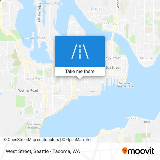 West Street map