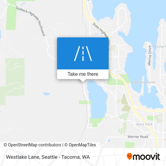 Westlake Lane map