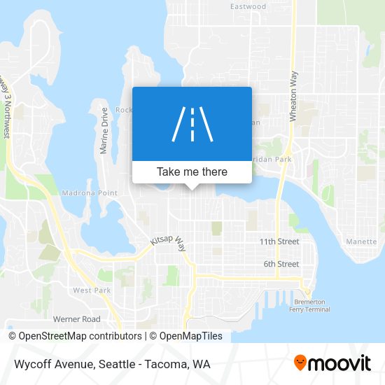 Mapa de Wycoff Avenue