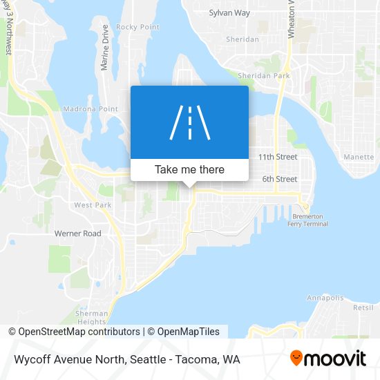 Wycoff Avenue North map