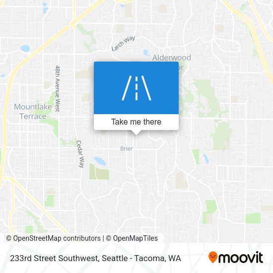 233rd Street Southwest map