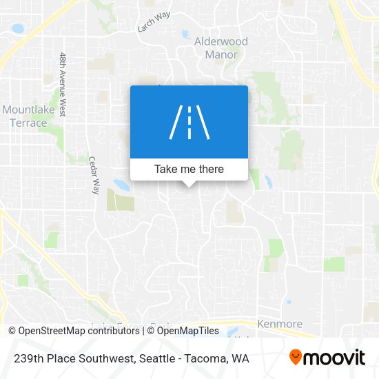 Mapa de 239th Place Southwest