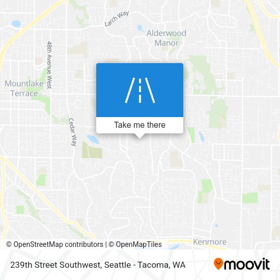239th Street Southwest map