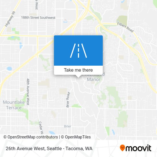 Mapa de 26th Avenue West