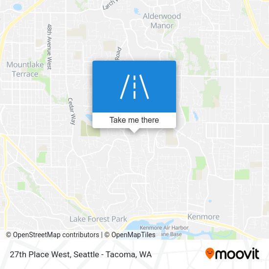 Mapa de 27th Place West