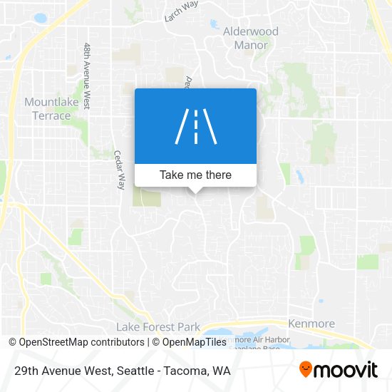 Mapa de 29th Avenue West