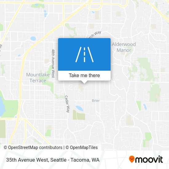 35th Avenue West map