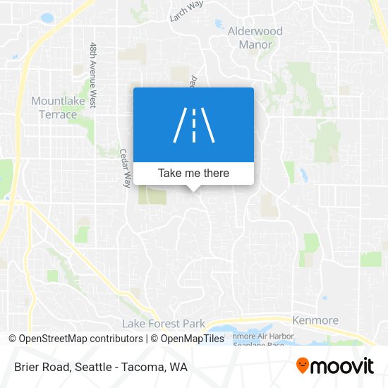 Brier Road map