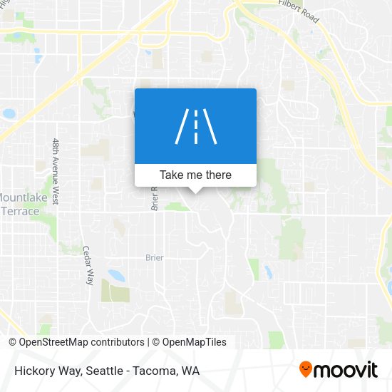 Hickory Way map