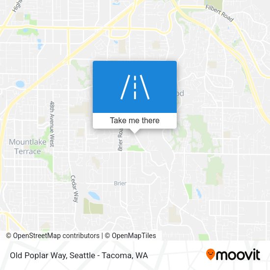 Old Poplar Way map